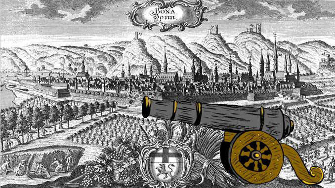 Siebengebirge historia, temprana edad moderna, Bonn alrededor de 1700