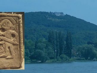 Siebengebirge historia, Reino Franco, piedra sepulcral de Niederdollendorf