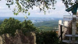 Vista del Ölberg hacia Bonn, Siebengebirge, Königswinter